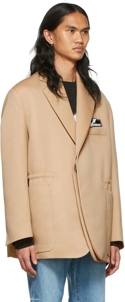 商品We11done|Beige Wool Blazer,价格¥1867,第2张图片详细描述