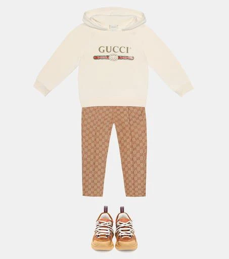 商品Gucci|Logo cotton hoodie,价格¥3154,第2张图片详细描述