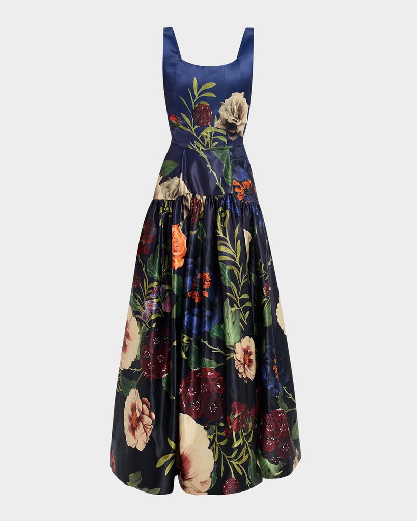 Alice + Olivia Women's Maxine Embellished Drop-Waist Gown