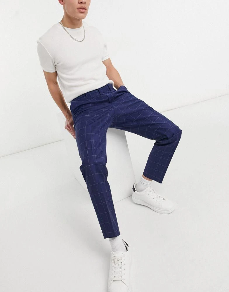 商品Hugo Boss|HUGO German 194 wool regular fit trousers,价格¥446,第4张图片详细描述