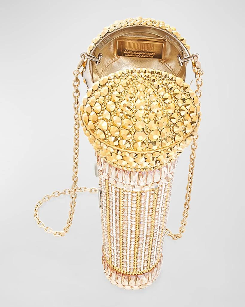 商品Judith Leiber|Diva Microphone Crystal Clutch Bag,价格¥38561,第3张图片详细描述