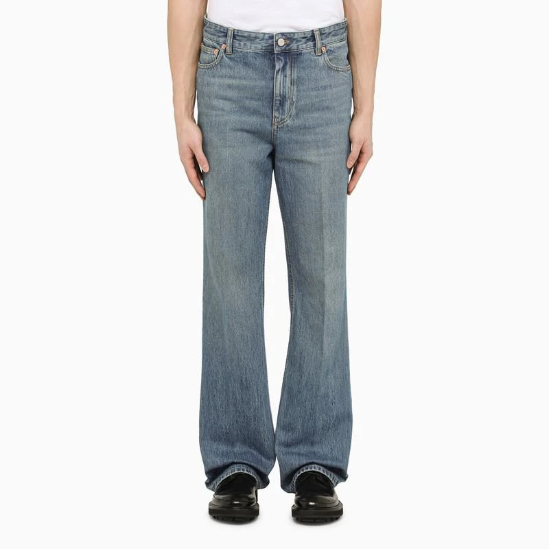 商品Valentino|Blue cotton baggy jeans,价格¥3017,第1张图片