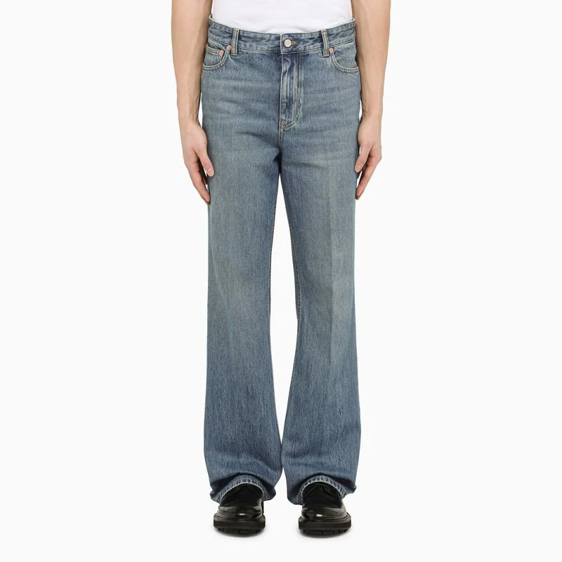 商品Valentino|Blue cotton baggy jeans,价格¥3097,第1张图片