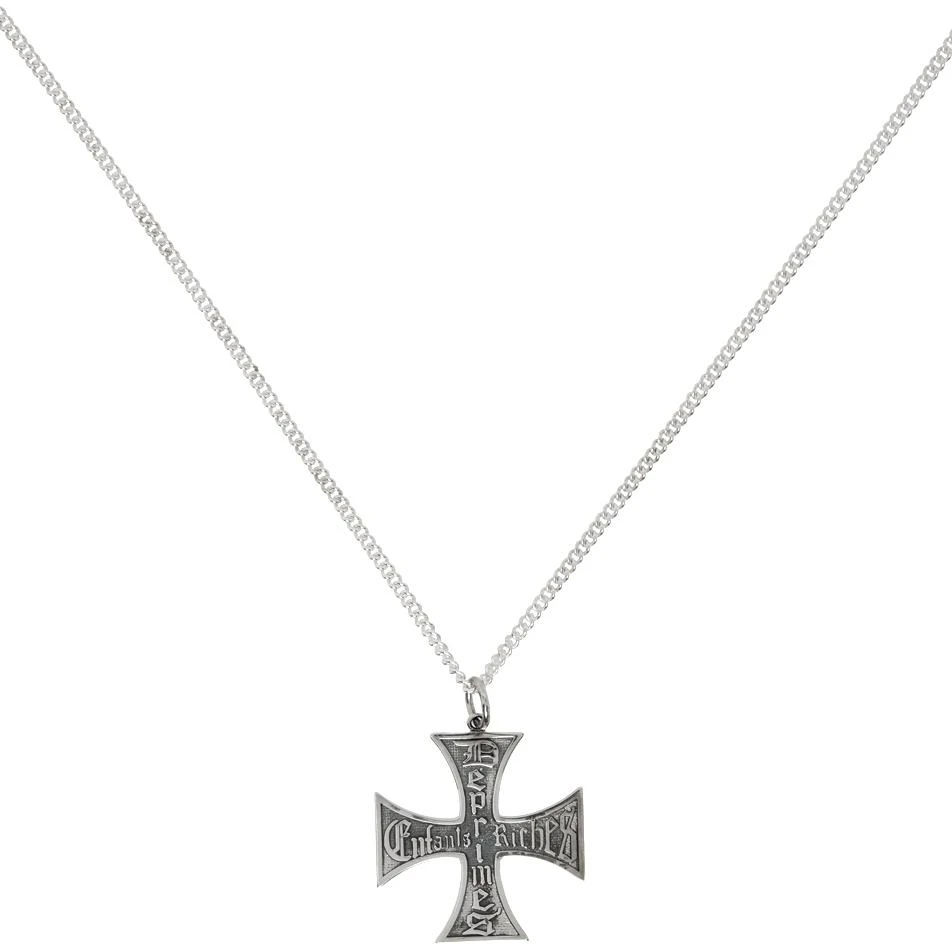 商品Enfants Riches Deprimes|Silver Cross Necklace,价格¥3098,第2张图片详细描述
