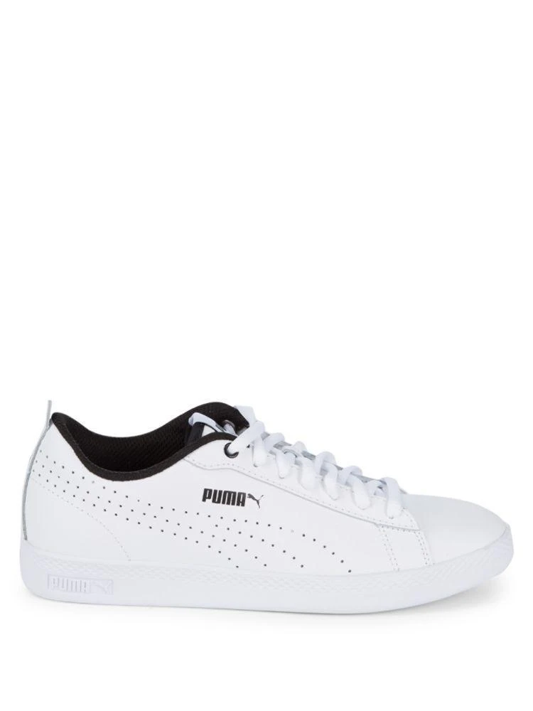 商品Puma|Smash Leather Perforated Sneakers,价格¥315,第5张图片详细描述