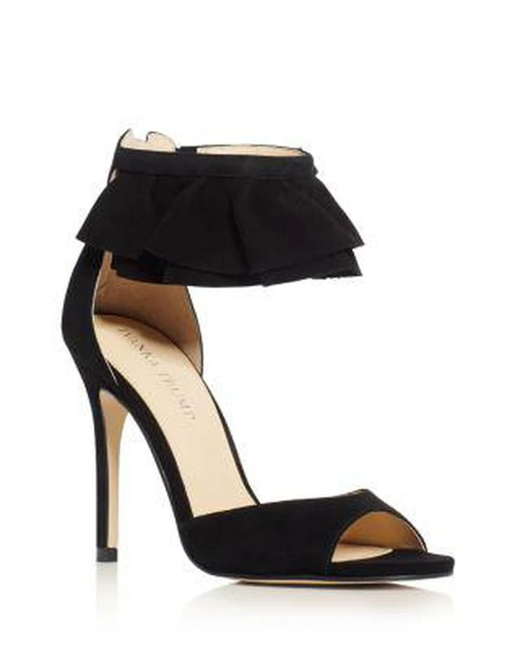商品Ivanka Trump|荷叶边高跟鞋,价格¥581,第1张图片