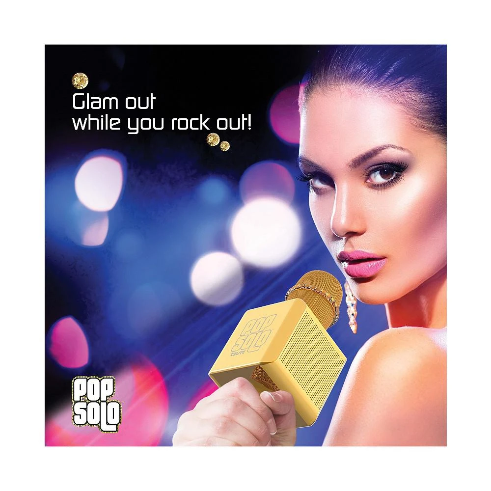 商品Tzumi|Pop Solo Bling Bluetooth Karaoke Microphone with Smartphone Holder,价格¥38,第5张图片详细描述