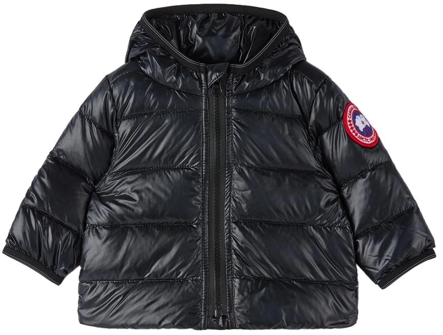 商品Canada Goose|Baby Black Crofton Hoody Down Jacket,价格¥4131,第1张图片