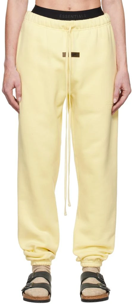 商品Essentials|Yellow Drawstring Lounge Pants,价格¥287,第1张图片