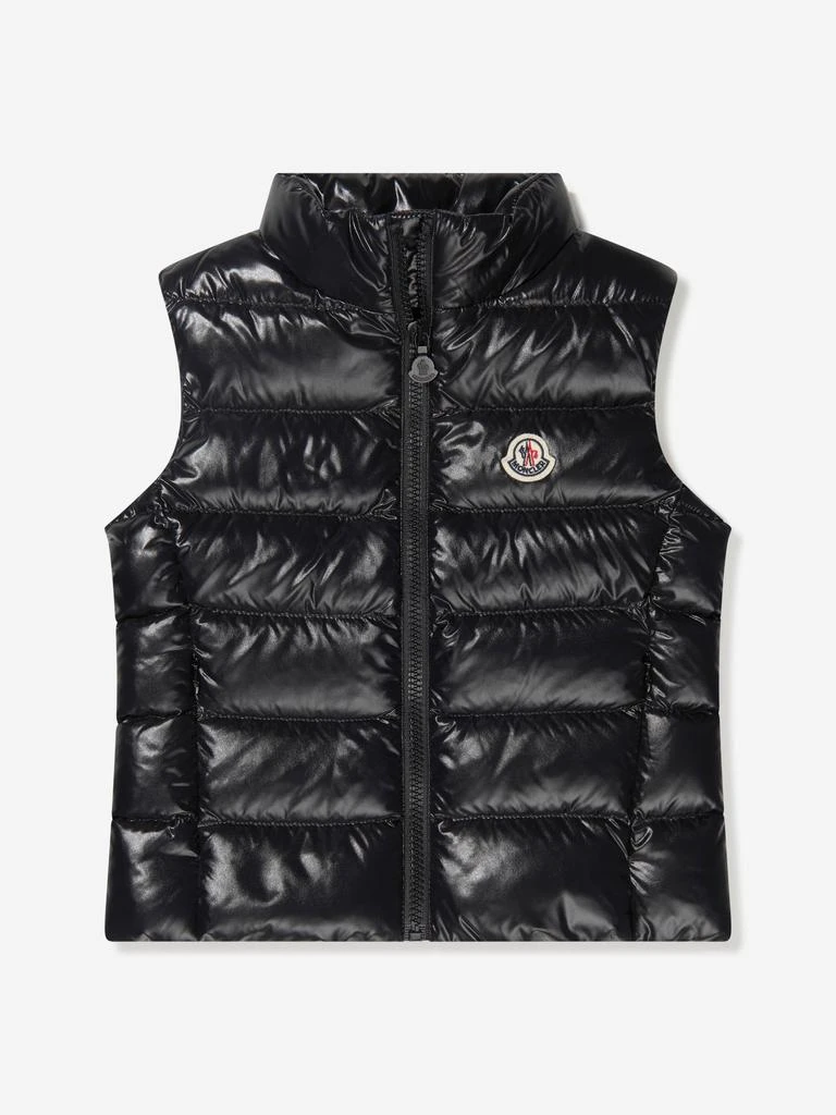 商品Moncler|Moncler Black Kids Down Padded Ghany Gilet,价格¥2169,第1张图片