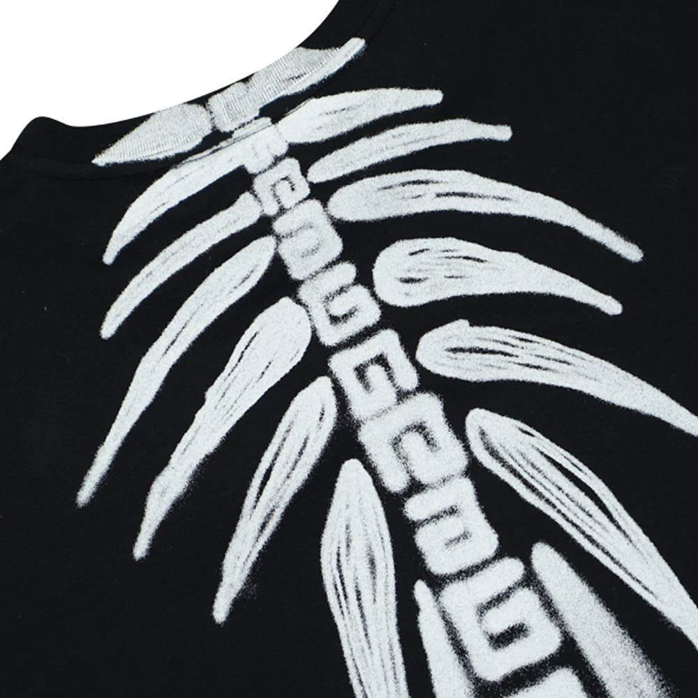 商品Givenchy|Black Skeleton Print T Shirt,价格¥675,第3张图片详细描述