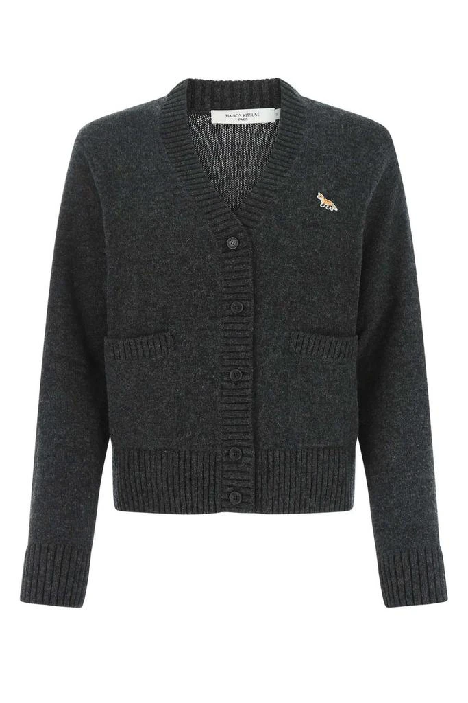 商品Maison Kitsune|Maison Kitsuné V-Neck Long-Sleeved Cardigan,价格¥1461,第1张图片