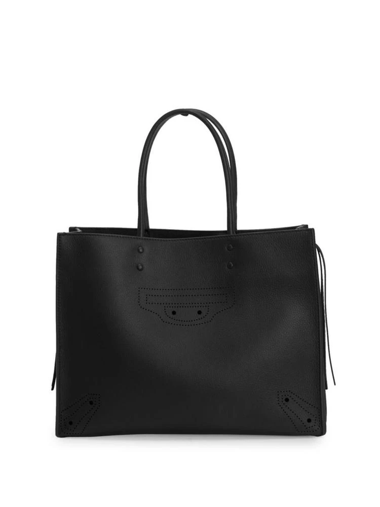 商品Balenciaga|Papier Zip Around BlackOut Tote,价格¥8585,第1张图片详细描述