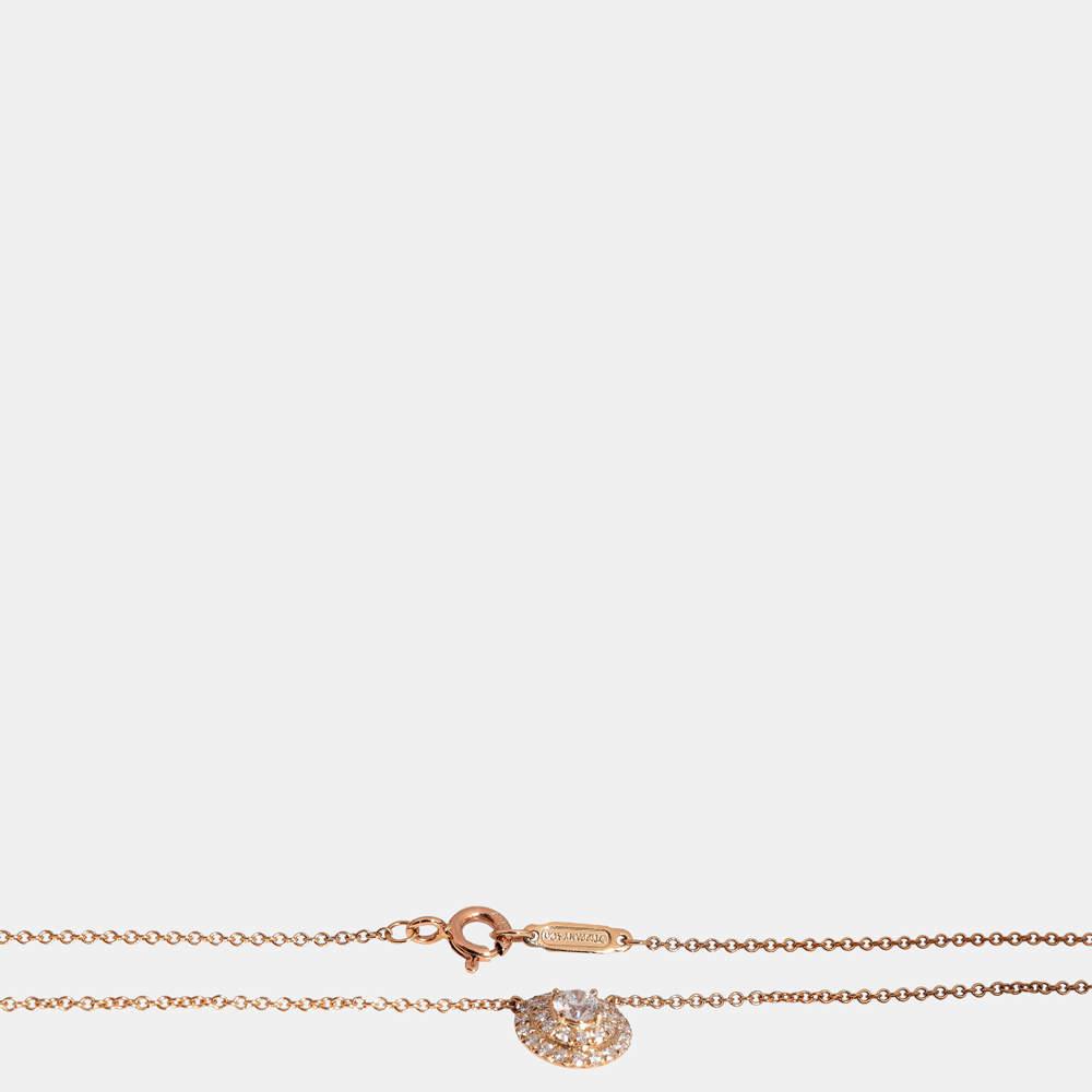 Tiffany & Co. Soleste 18K Rose Gold Diamond Necklace商品第3张图片规格展示