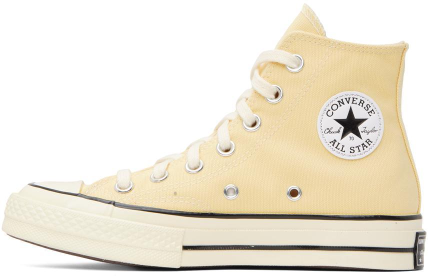 商品Converse|Chuck 70高帮运动鞋 黄色,价格¥194,第5张图片详细描述