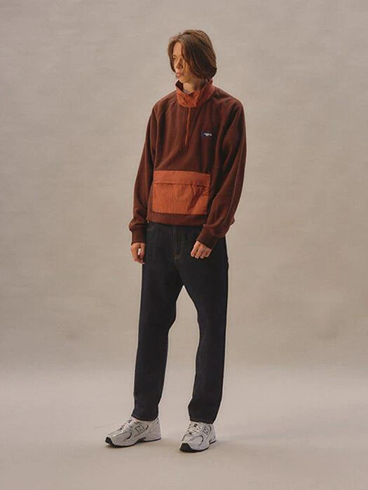 EDWARDMAX E-Fleece Zip-up Jacket Brown 商品