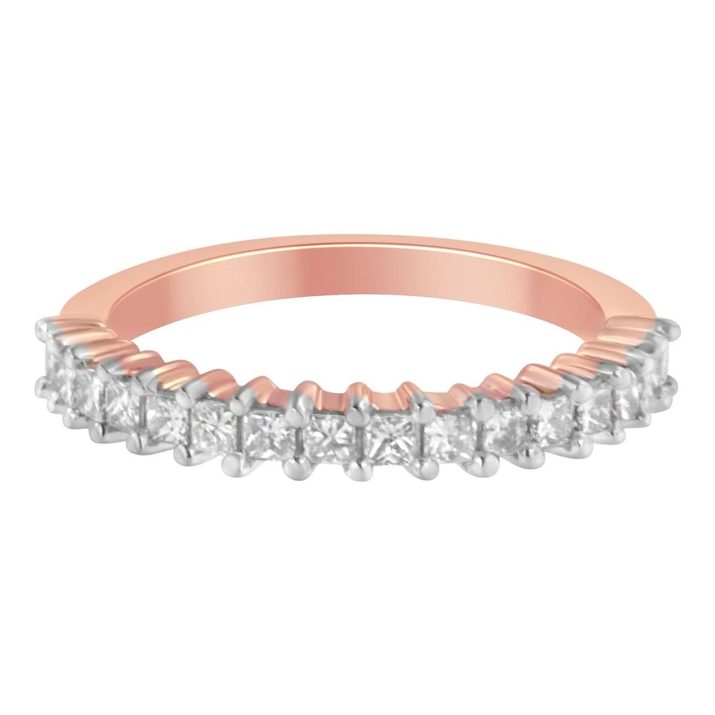 商品Haus of Brilliance|10K Rose Gold Flashed .925 Sterling Silver Diamond Band Ring,价格¥3063,第1张图片