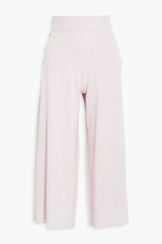商品ROKSANDA|Calvi striped wool and cashmere-blend wide-leg pants,价格¥1889,第3张图片详细描述