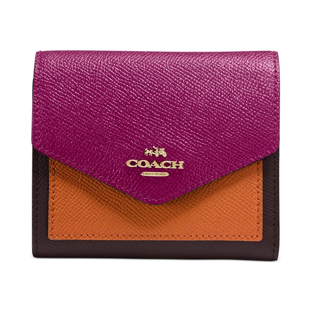 商品Coach|Small Wallet in Colorblock Leather,价格¥294,第1张图片