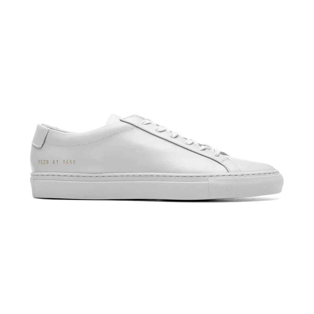 商品[国内直发] Common Projects|COMMON PROJECTS 男士灰白色皮革休闲运动鞋 1528-1013（图片略有色差，以实际为准）,价格¥2570,第1张图片