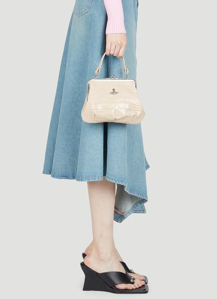 商品Vivienne Westwood|Granny Frame Leather Handbag,价格¥1803,第2张图片详细描述