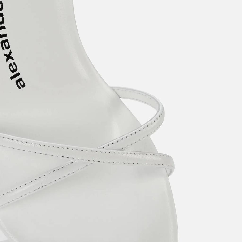 商品Alexander Wang|Alexander Wang Women's Dhalia 50 Heeled Sandals - White,价格¥1752,第6张图片详细描述