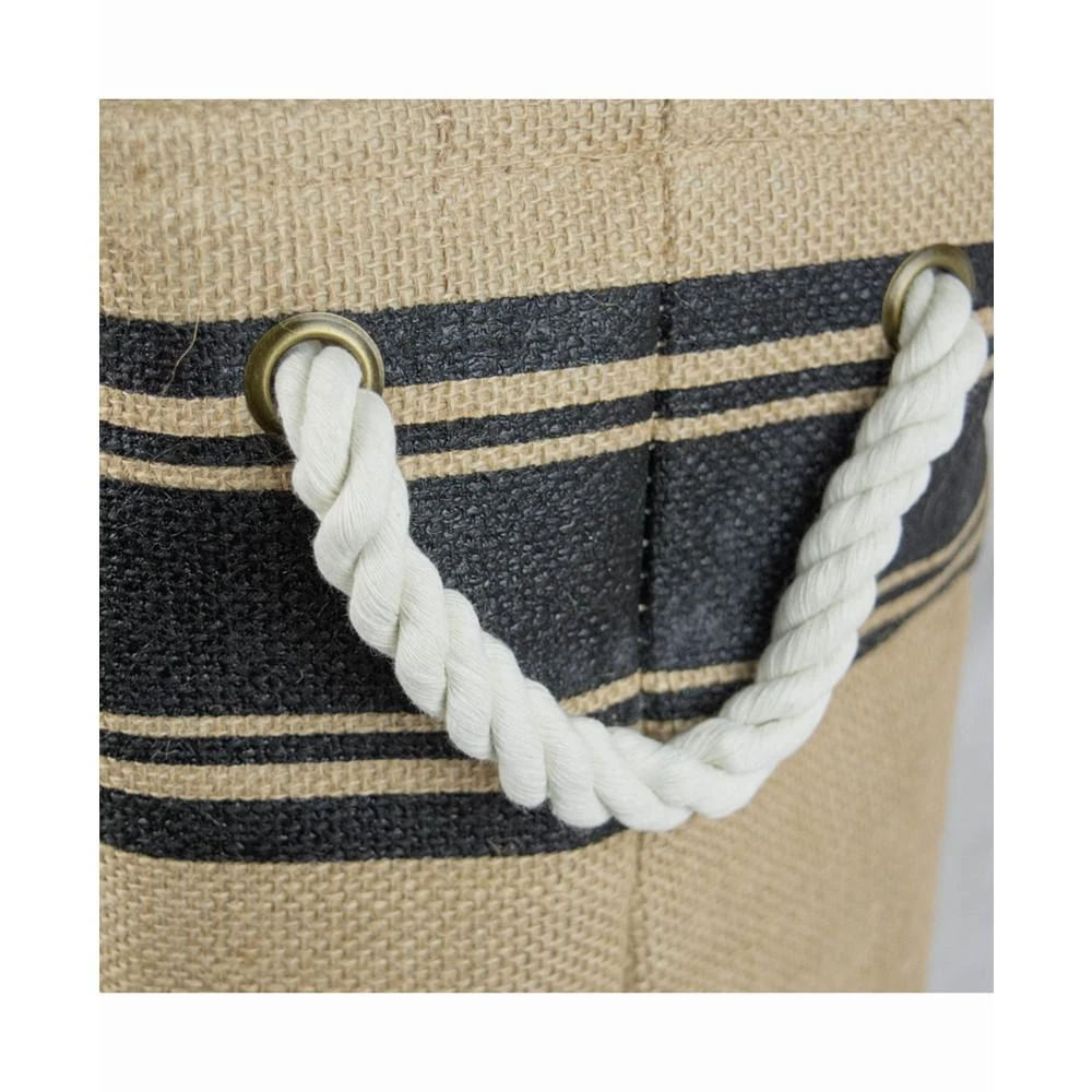 商品Design Imports|15" Round Burlap Storage Bin,价格¥164,第3张图片详细描述
