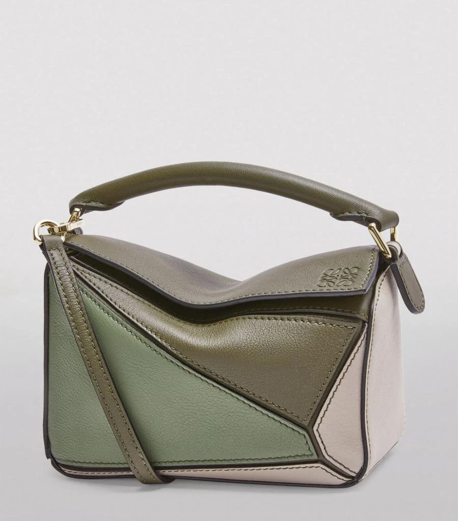 Mini Leather Puzzle Top-Handle Bag 商品