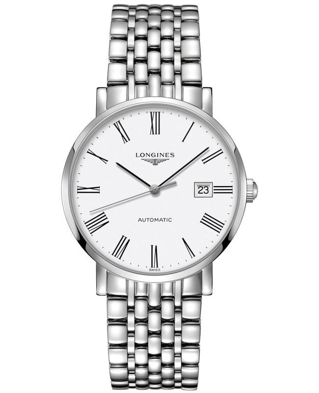 Longines Elegant Collection White Dial Stainless Steel Men's Watch L4.910.4.11.6商品第1张图片规格展示