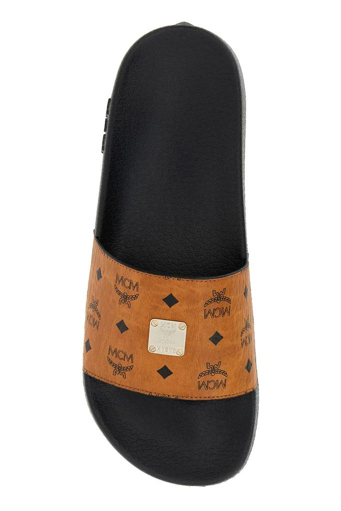 商品MCM|Printed canvas slippers,价格¥2167,第3张图片详细描述