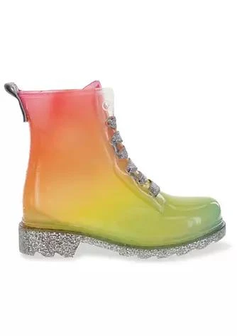 商品Western Chief|Chief Toddler Youth Girls Combat Pvc Rain Boot,价格¥266,第1张图片