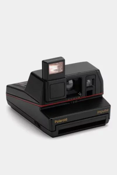 商品Polaroid|Vintage Polaroid Black Impulse 600 Instant Camera Refurbished by Retrospekt,价格¥1118,第1张图片