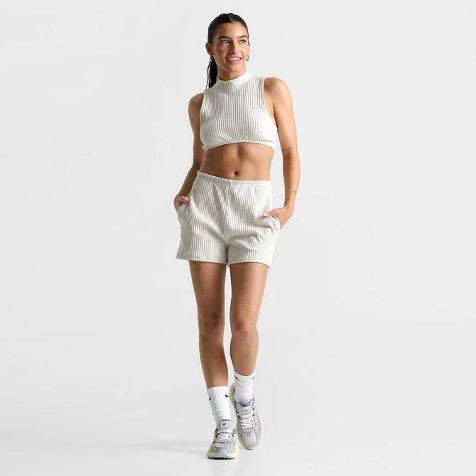 商品NIKE|Women's Nike Sportswear Chill Knit High-Waisted 3" Ribbed Shorts,价格¥224,第2张图片详细描述