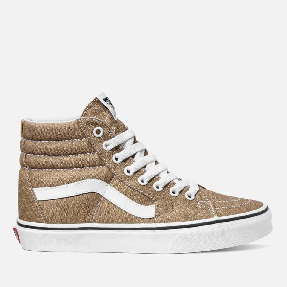 商品Vans|VANS WOMEN'S SK8 HI-TOP TRAINERS - BRONZE AGE/TRUE WHITE,价格¥150,第1张图片