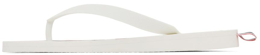 White RWB Stripe Flip-Flops商品第3张图片规格展示