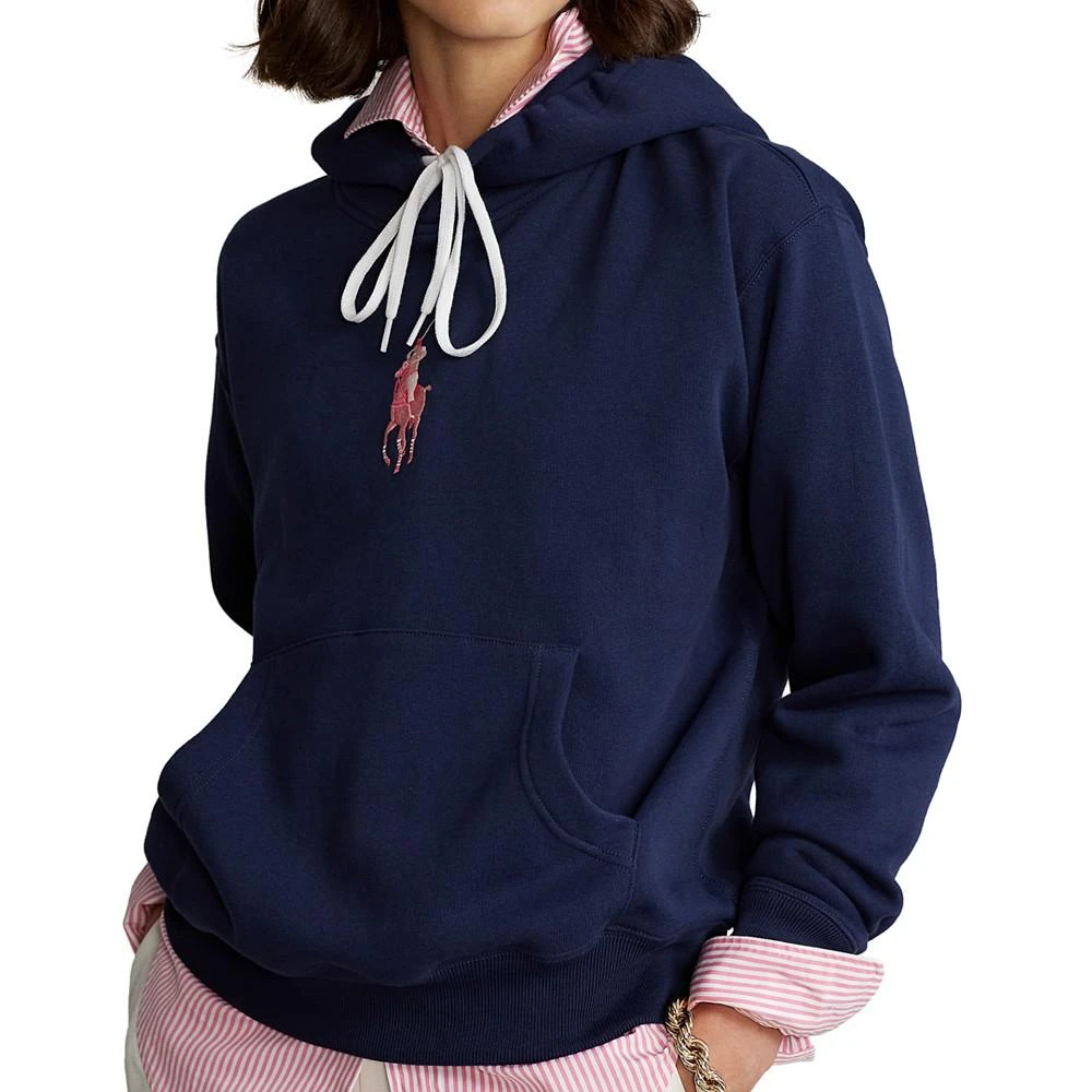 商品Ralph Lauren|Women's Pink Pony Fleece Hoodie,价格¥1123,第3张图片详细描述