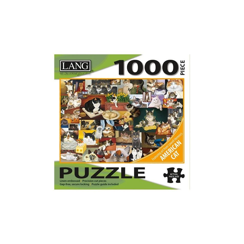 商品Lang|American Cat 1000pc Puzzle,价格¥118,第2张图片详细描述