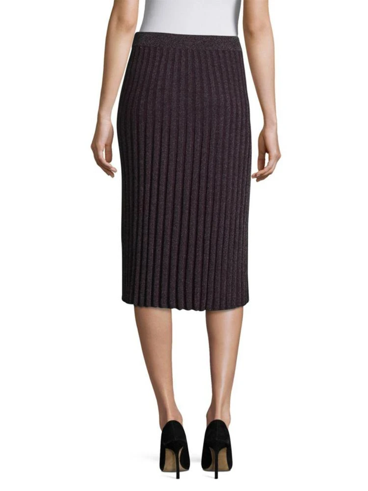 商品Rebecca Taylor|Lurex Ribbed Skirt,价格¥1114,第2张图片详细描述