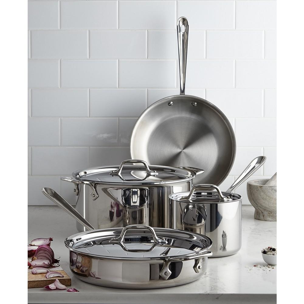 Stainless Steel 7-Pc. Cookware Set, Created for Macy's商品第1张图片规格展示