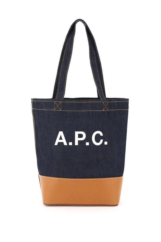 商品A.P.C.|AXELLE DENIM SMALL TOTE BAG,价格¥894,第1张图片
