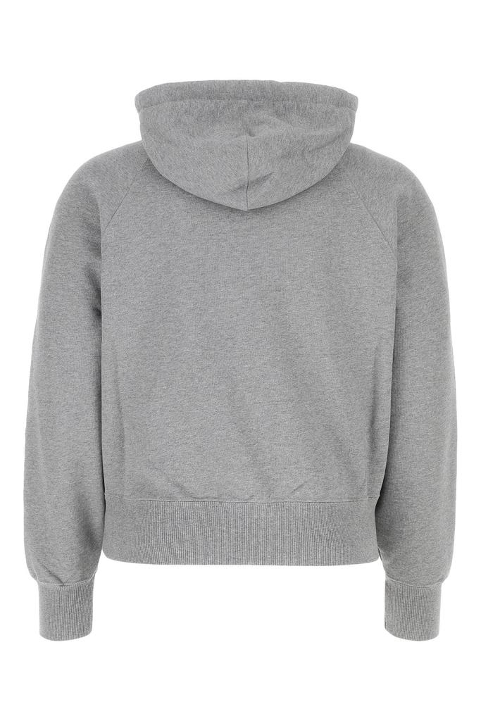 Melange grey cotton sweatshirt商品第1张图片规格展示