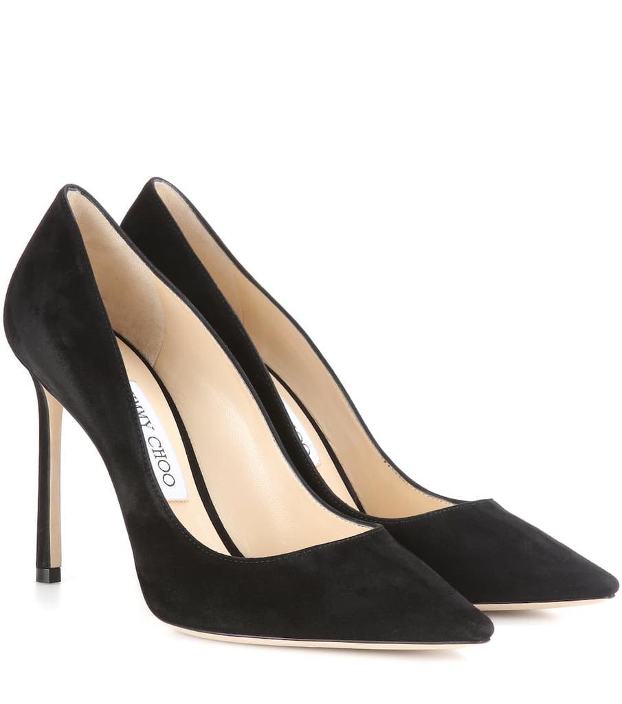 商品Jimmy Choo|Romy 100 suede pumps,价格¥4839,第1张图片