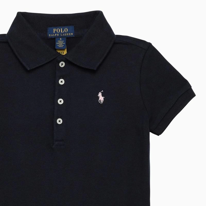 商品Ralph Lauren|Navy cotton polo shirt with logo,价格¥471,第3张图片详细描述