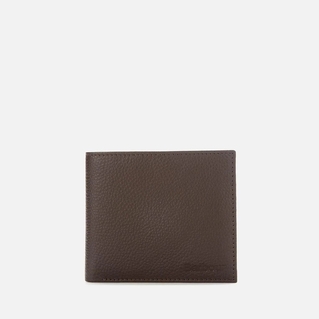 商品Barbour|Barbour Heritage Men's Amble Leather Billfold Wallet - Dark Brown,价格¥388,第1张图片