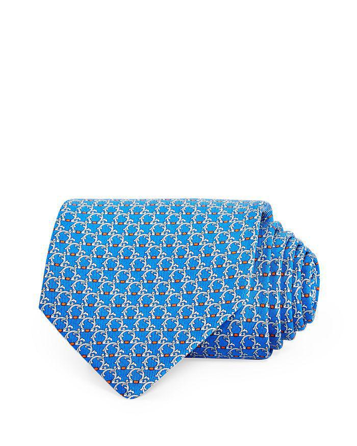 商品Salvatore Ferragamo|Gancini Silk Classic Tie,价格¥1537,第1张图片