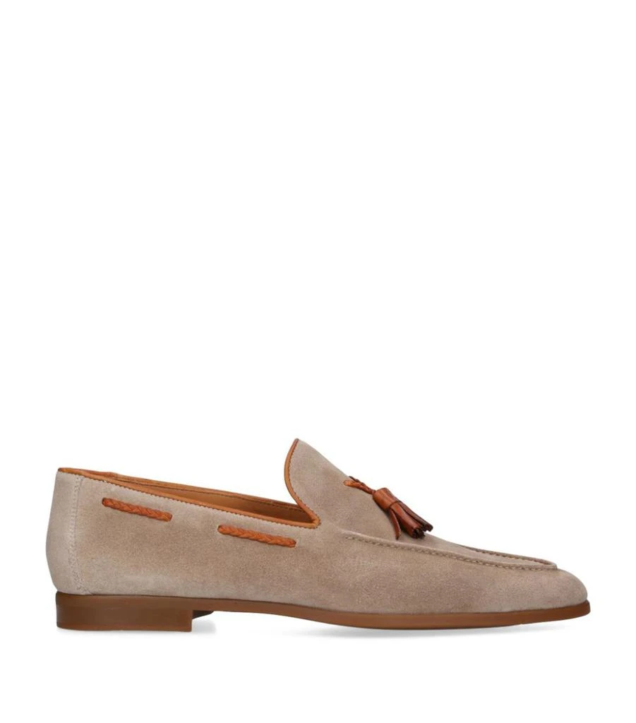 商品Magnanni|Suede Tassel Loafers,价格¥3081,第3张图片详细描述