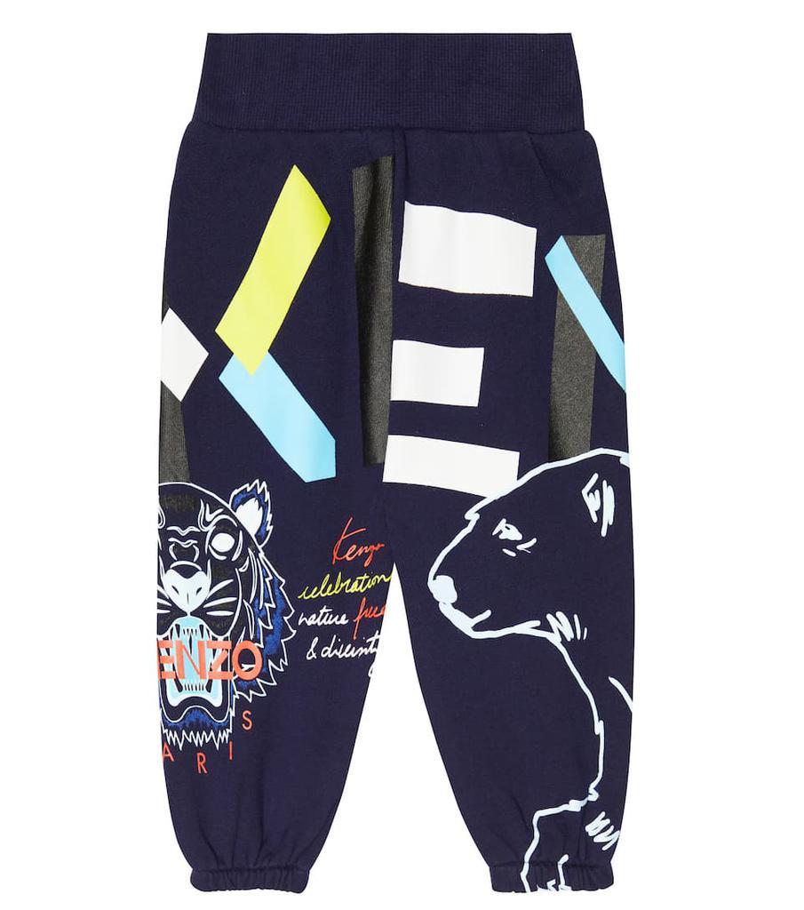 商品Kenzo|Baby logo cotton jersey sweatpants,价格¥679,第4张图片详细描述