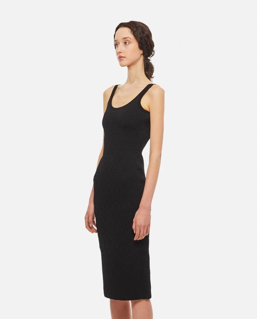 商品Fendi|FF EMBOSSED KNITTED VISCOSE MIDI DRESS,价格¥12301,第2张图片详细描述