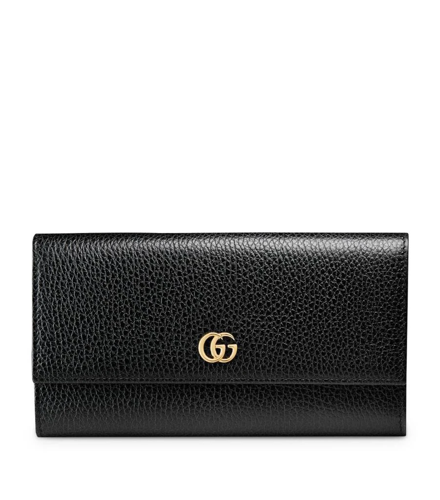 商品Gucci|Leather Marmont Continental Wallet,价格¥5175,第1张图片