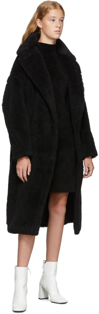 商品Max Mara|Black Teddy Bear Coat,价格¥28767,第5张图片详细描述
